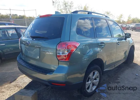 2016 Subaru Forester 2.5I из США, поврежденный, VIN JF2SJABC2GH567827